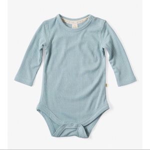 NWT Hallmark Blue Ribbed Bodysuit Onesie 12-18 mos